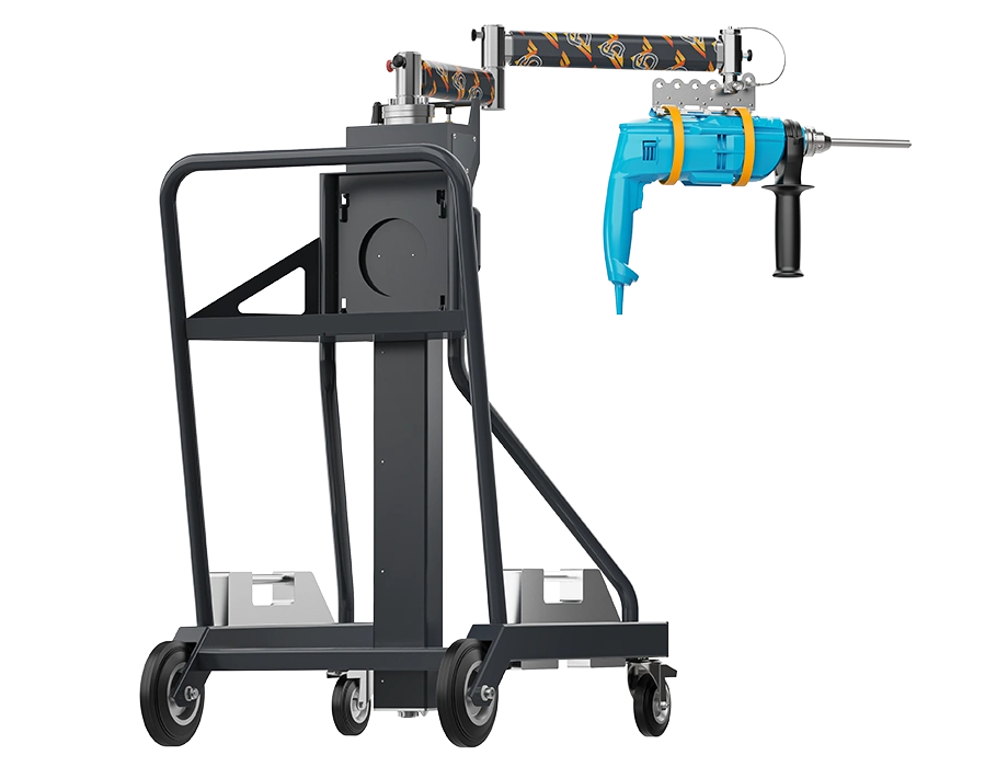 Il carrello GJ Trolley permette di lavorare da terra con agilità e fino a 2,12 metri d’altezza